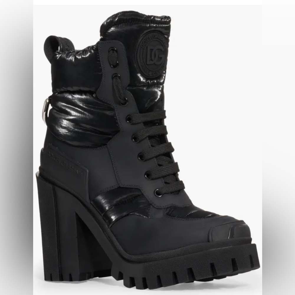 Dolce & Gabbana Trekking Logo Boots Nero 38 (8).
